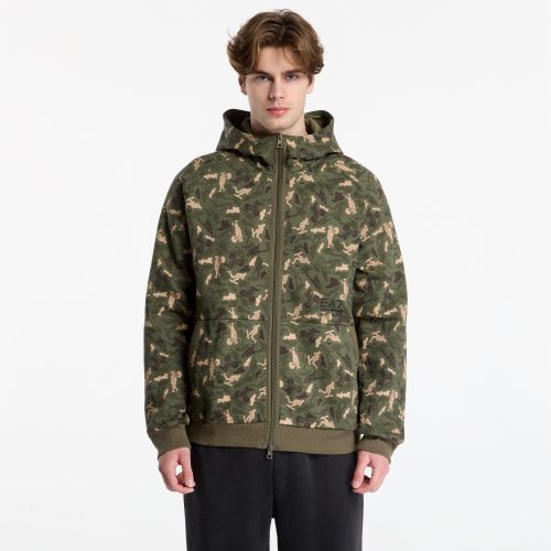 Sweatshirt Train Graphic Series M Hoodie L - EA7 Emporio Armani - Modalova