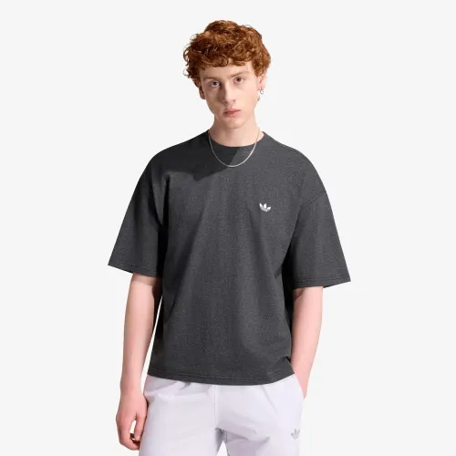 T-shirt adidas Trefoil Essentials Melange Loose Cropped T-Shirt XXL - adidas Originals - Modalova