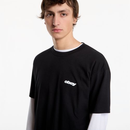 T-shirt Obey VHS Black XXL - OBEY Clothing - Modalova