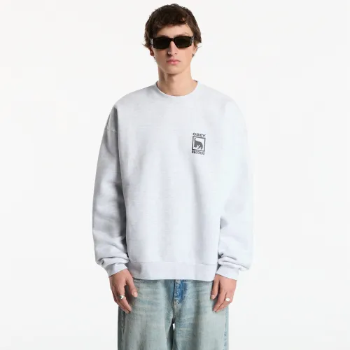 Sweatshirt Obey Records Extra Heavy Crew L - OBEY Clothing - Modalova