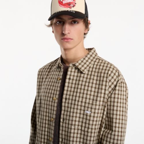 Chemise Obey Bigwig Axel Woven M - OBEY Clothing - Modalova
