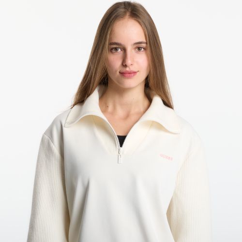 Sweatshirt Fabrizia Half-Zip Sweatshirt XS - Guess Jeans - Modalova
