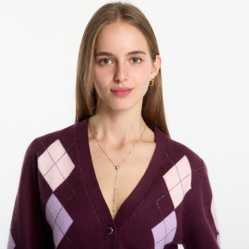 Chandail Ls Vn Gracie Argyle Cardi Sweater XS - Guess Jeans - Modalova