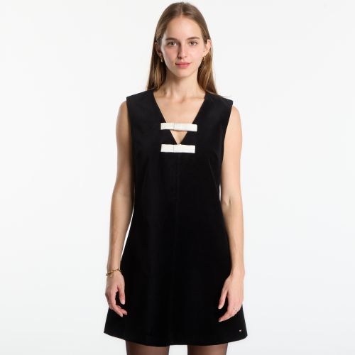 Habillage Velvet Bow Dress Sleeveless 34 - Tommy Hilfiger - Modalova