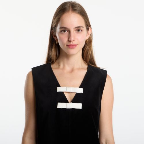 Habillage Velvet Bow Dress Sleeveless 34 - Tommy Hilfiger - Modalova
