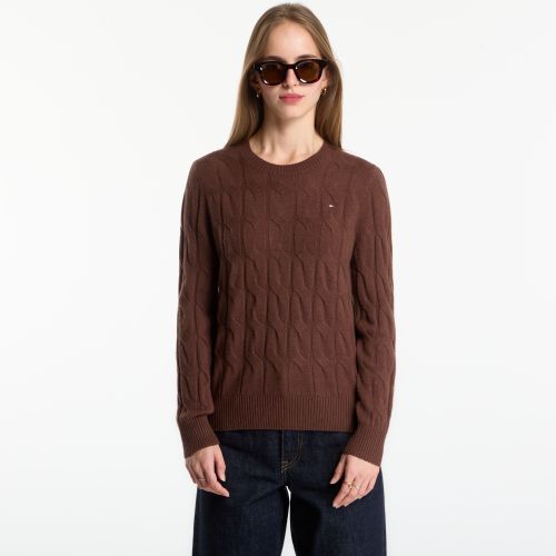 Chandail Soft Wool Cable C-Nk Ls Sweater L - Tommy Hilfiger - Modalova