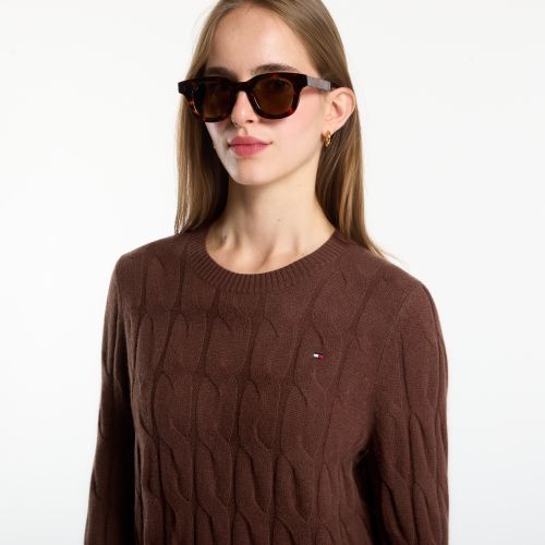 Chandail Soft Wool Cable C-Nk Ls Sweater L - Tommy Hilfiger - Modalova