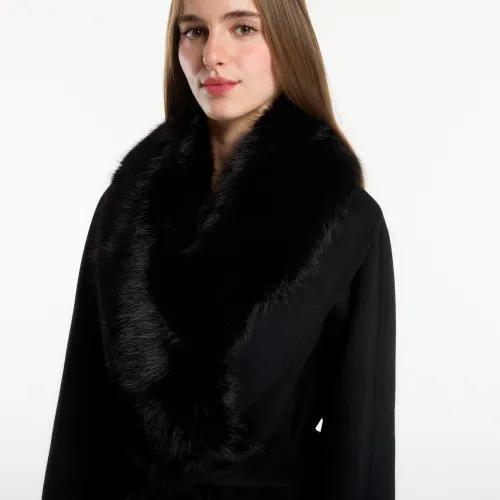 Manteau Df Wool Reg Belted Coat 40 - Tommy Hilfiger - Modalova