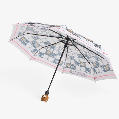 Crosswords Open Close Umbrella Universal - Moschino - Modalova