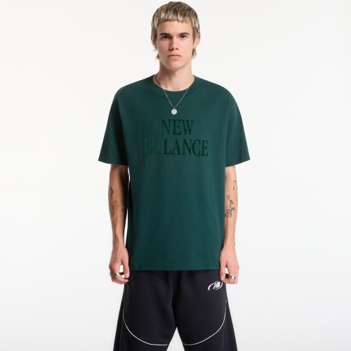 T-shirt Athletics Flocked Logo T-Shirt L - New Balance - Modalova