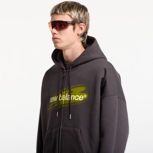 Sweatshirt Street Classics Distort FZ Hood XL - New Balance - Modalova