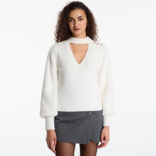 Chandail Ls Chocker Jaycee Sweater M - GUESS - Modalova