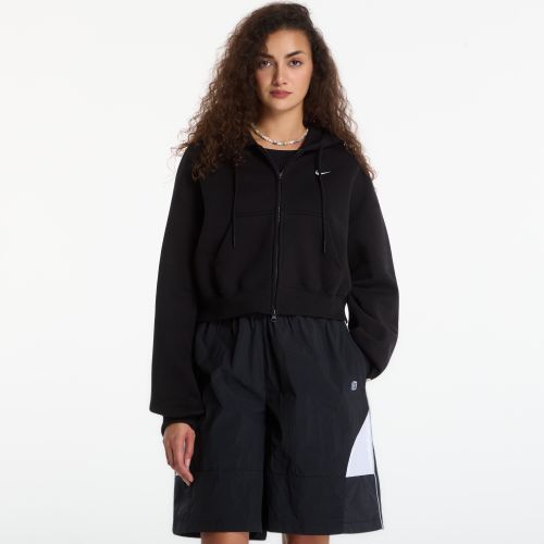 Sweatshirt Studio Fleece Medium Weight Women's Oversized Full-Zip Cropped Hoodie / L - Nike - Modalova
