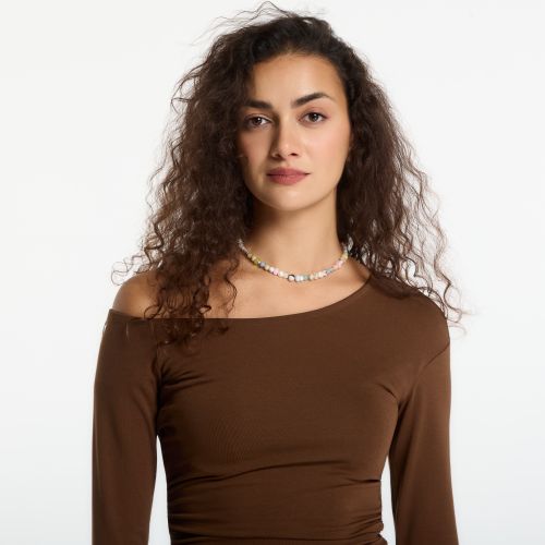 T-shirt Sportswear Tight Off-Shoulder Long-Sleeve Top / M - Nike - Modalova
