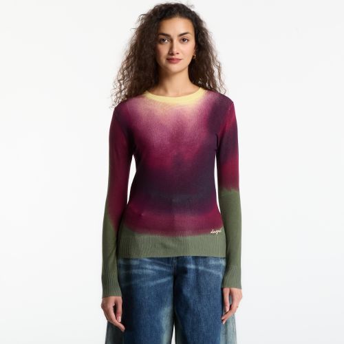 Chandail Desigual Veget Eggplant L - Desigual - Modalova