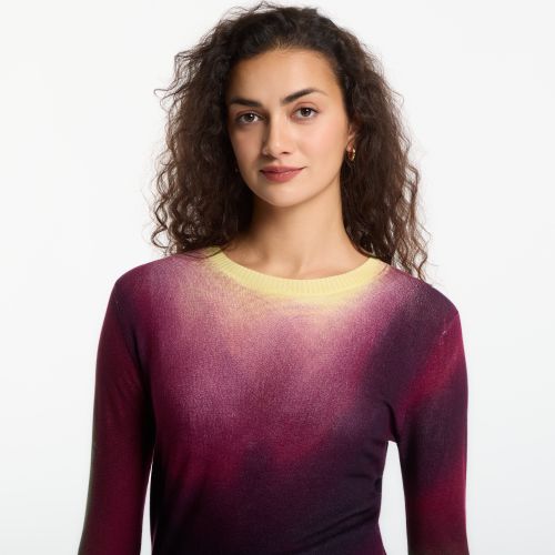 Chandail Desigual Veget Eggplant L - Desigual - Modalova