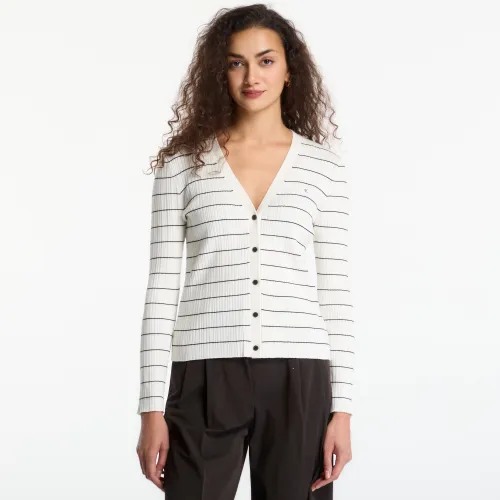 Chandail Jeans Tech Knit Rib Stripe Cardigan XS - Calvin Klein - Modalova