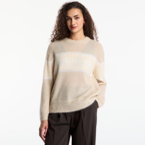 Chandail Jeans Brushed Alpaca Stripe Logo Sweat M - Calvin Klein - Modalova