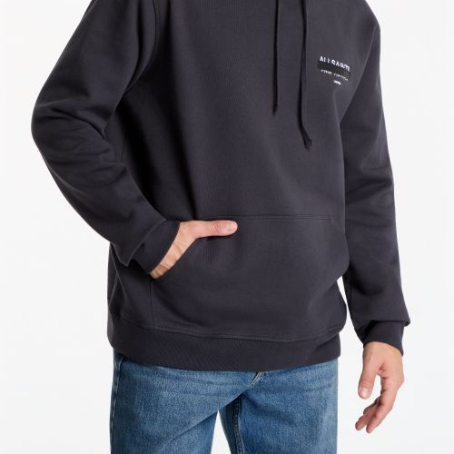 Sweatshirt Redact Pullover Embroidered Logo Hoodie L - AllSaints - Modalova