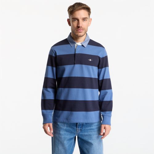 T-shirt Reg Chambray Stripe Heavy Rugger L - Gant - Modalova