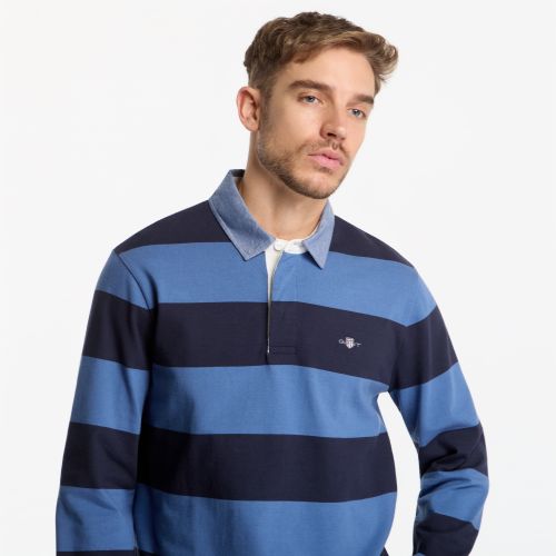 T-shirt Reg Chambray Stripe Heavy Rugger L - Gant - Modalova