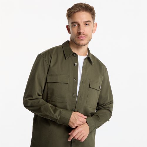 Chemise Jeans Ls Comfort Cotton Easy Overshirt M - Calvin Klein - Modalova