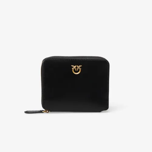 Portefeuille Taylor Zip Around Vitello Seta Universal - Pinko - Modalova