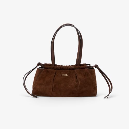 Soft Leather Shoulder Bag Suede Universal - Tommy Hilfiger - Modalova