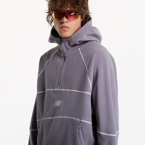 Sweatshirt Trackside Polar Fleece Hoodie - M - New Balance - Modalova