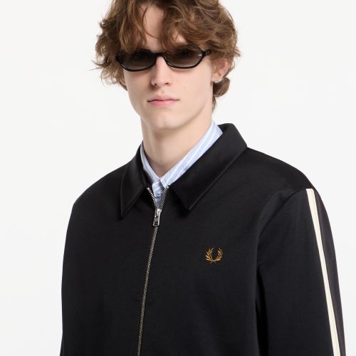 Sweatshirt Tipped Tape Track Jacket XL - FRED PERRY - Modalova