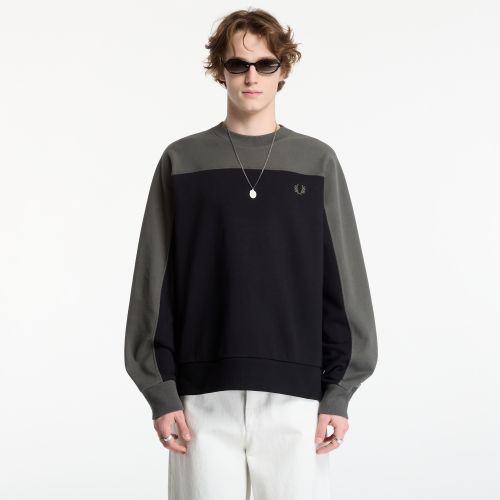 Sweatshirt Colour Block Sweatshirt M - FRED PERRY - Modalova