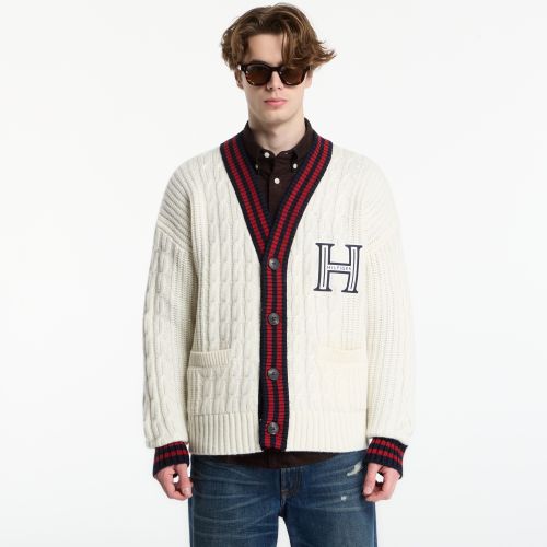 Chandail Cable Letterman Cardigan XL - Tommy Hilfiger - Modalova