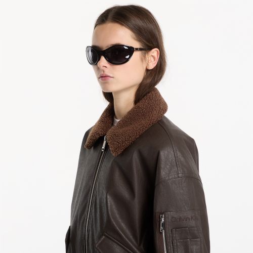 Veste Jeans Faux Leather Padded XS - Calvin Klein - Modalova