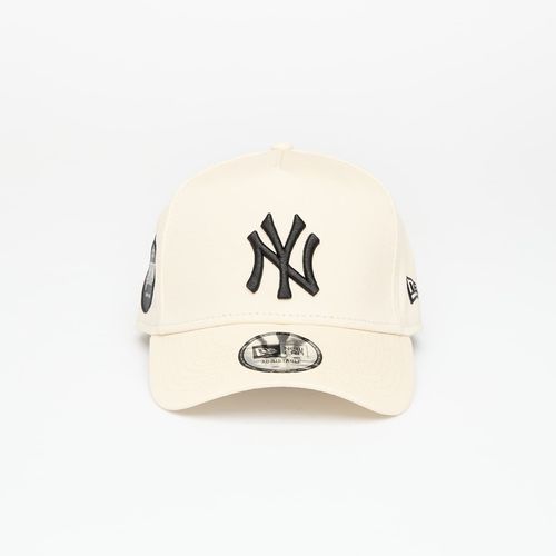 Casquette New York Yankees MLB Sidepatch 9FORTY E-Frame Adjustable Cap Light Beige Universal - New Era - Modalova