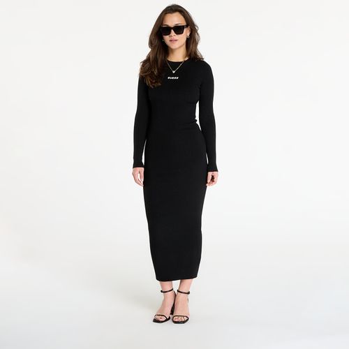 Habillage Flaminia Ls Cn Ribbed Dress Sw M - GUESS - Modalova