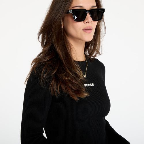 Habillage Flaminia Ls Cn Ribbed Dress Sw XS - GUESS - Modalova