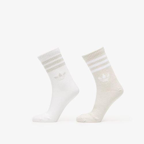 Adidas 3-Stripes Glitter Crew Socks 2 Pairs / S - adidas Originals - Modalova