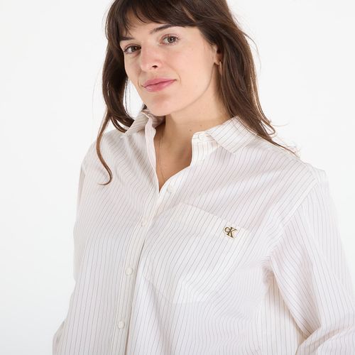 Chemise Jeans Yarndye Cotton Poplin Relaxed Shirt L - Calvin Klein - Modalova