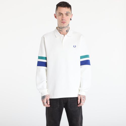 Sweatshirt Tipped Sleeve Collared Sweat L - FRED PERRY - Modalova