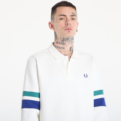 Sweatshirt Tipped Sleeve Collared Sweat L - FRED PERRY - Modalova