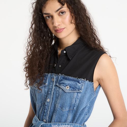 Habillage Mixed Material Dress / S - Karl Lagerfeld Jeans - Modalova