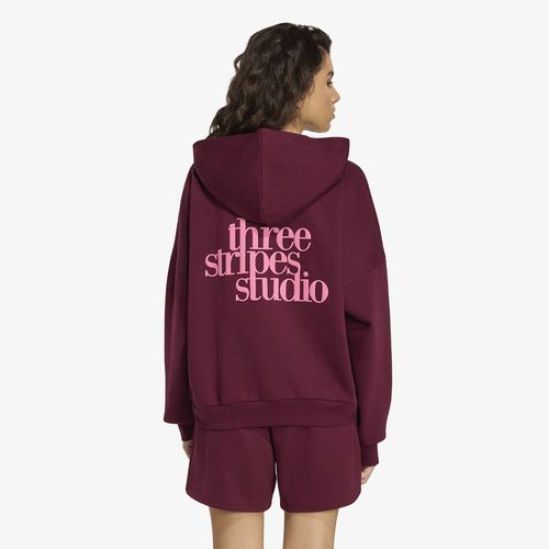Sweatshirt adidas 3 Stripes Studio Hoodie L - adidas Performance - Modalova