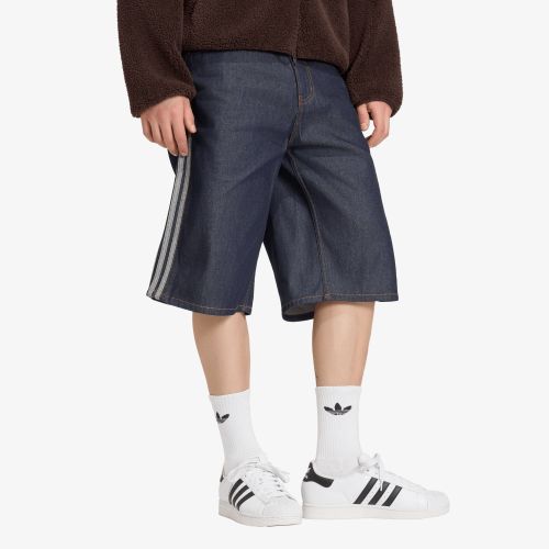 Short adidas Firebird Adicolor Jorts Mid-Rise Straight Leg 38 - adidas Originals - Modalova