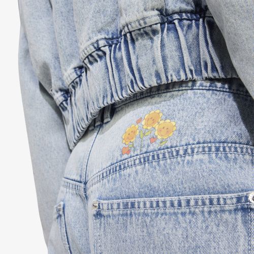 Jeans adidas x Care Bears Care Bear High Rise Wide Leg Denim Pant 30/32 - adidas Originals - Modalova