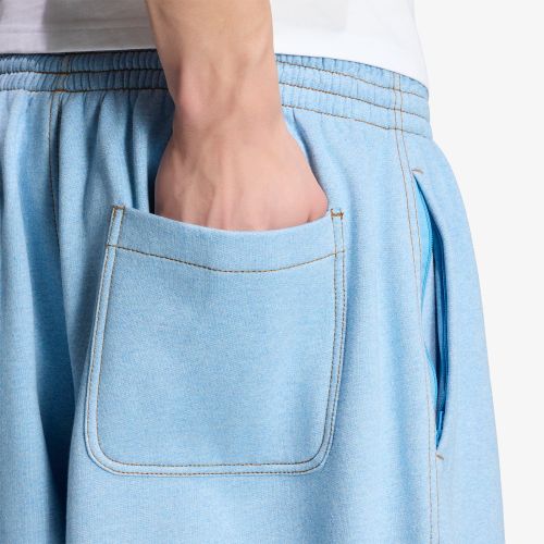 Pantalons adidas Trefoil Essentials Melange Baggy Open Hem Pants S - adidas Originals - Modalova