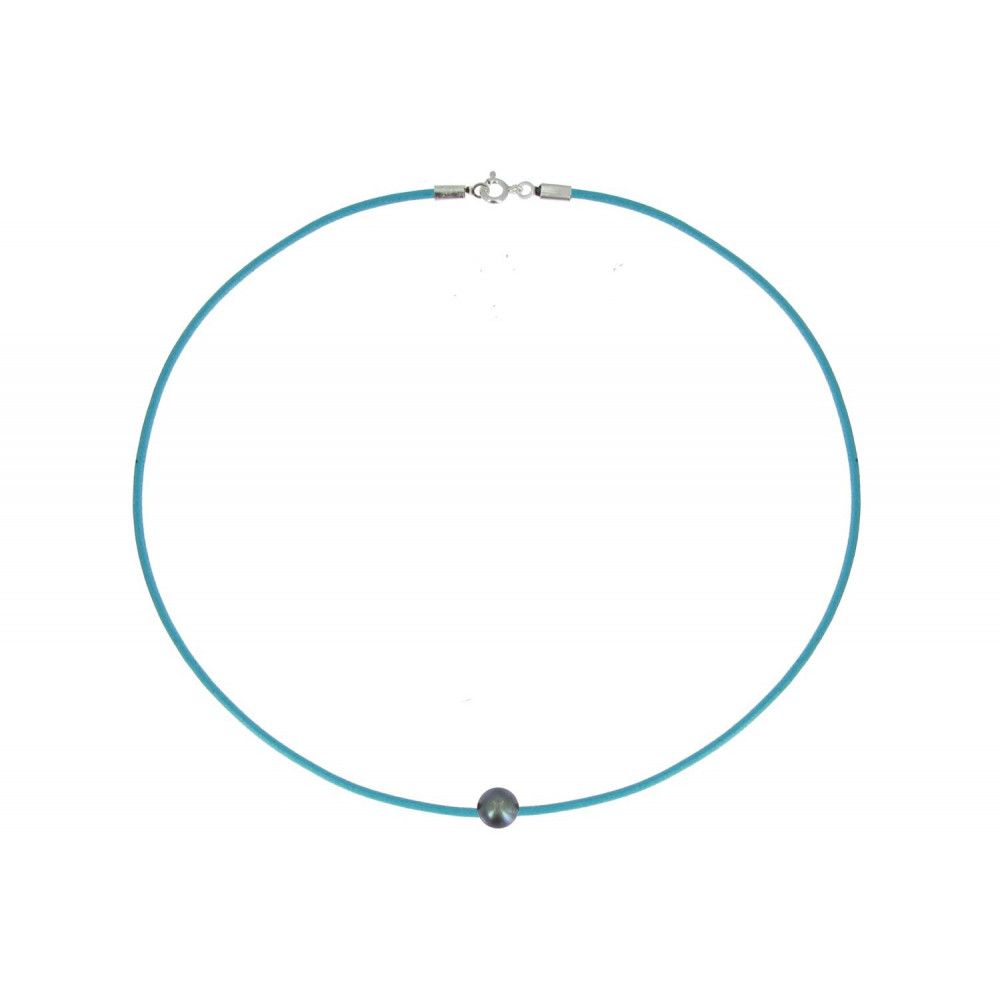 Set Collier et Bracelet Lien La Perle Noire des Poulettes - Col - LES POULETTES BIJOUX - Modalova