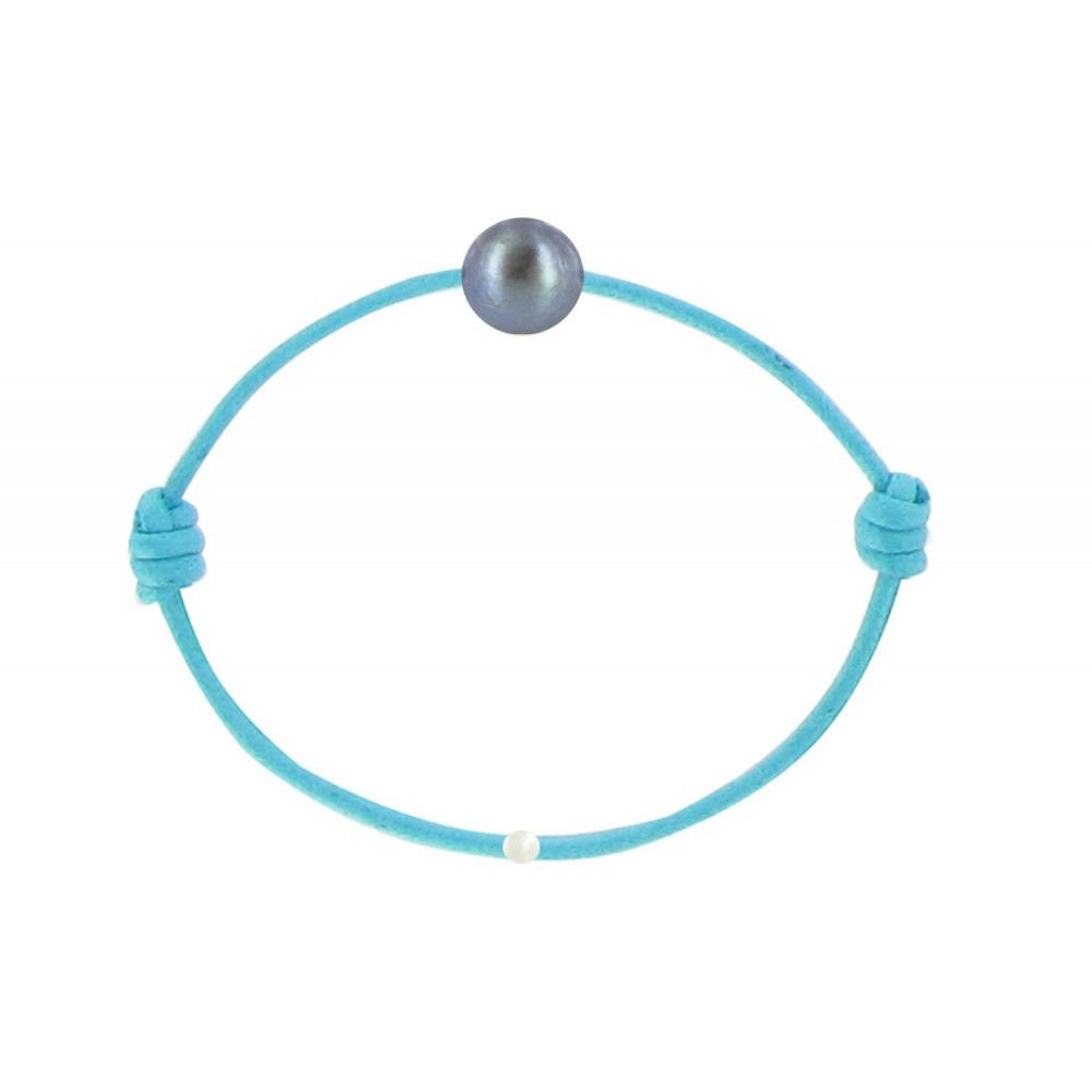 Set Collier et Bracelet Lien La Perle Noire des Poulettes - Col - LES POULETTES BIJOUX - Modalova
