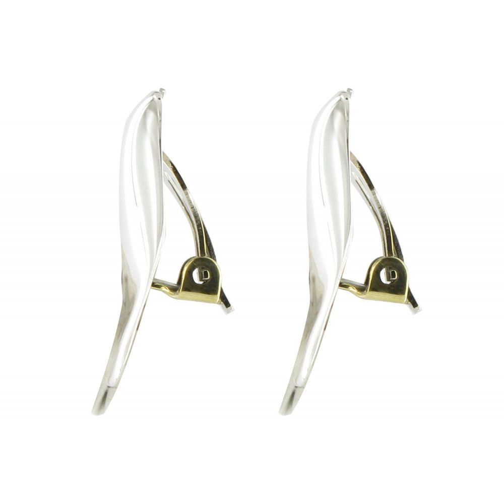 Boucles d'Oreilles Clip 925 Pétales de Rose - LES POULETTES BIJOUX - Modalova