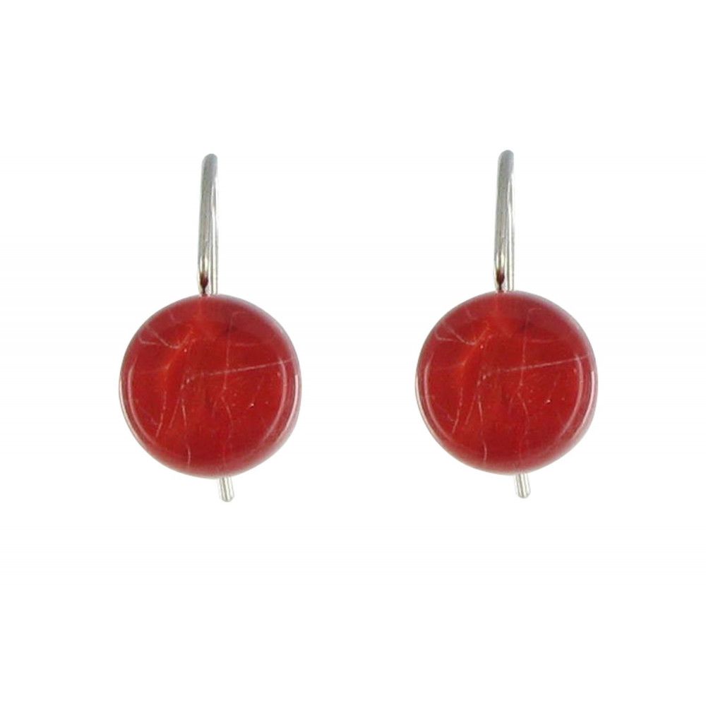 V Boucles d'Oreilles Verre Bonbons Ronds - LES POULETTES BIJOUX - Modalova
