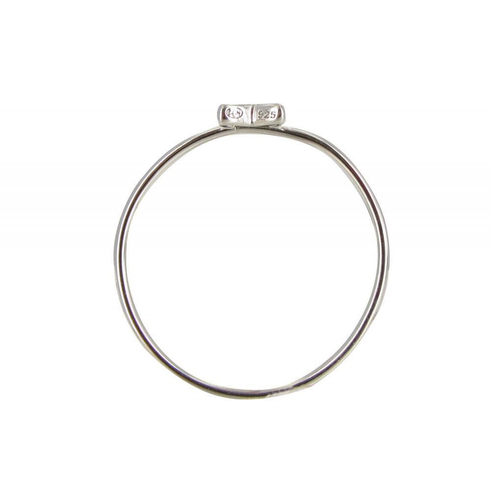 Bague Argent Mini Papillon - taille 60 - LES POULETTES BIJOUX - Modalova